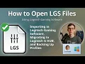 LGS File Guide Managing Logitech Gaming Software Profiles