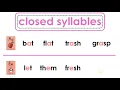 An Introduction to Closed Syllables