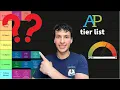 Ranking All 38 AP Classes by Difficulty Tier List