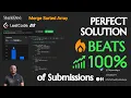 DSA 4 Merge Sorted Array Beats 100 Submissions 88