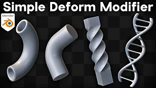 How to Use the Simple Deform Modifier in Blender