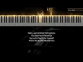 Cat Burns - go ft. Sam Smith - LOWER Key (Piano Karaoke Instrumental)