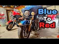 Picking Up The Red Electra Glide