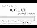 Lagu Kaija Saariaho - Il pleut (1986)
