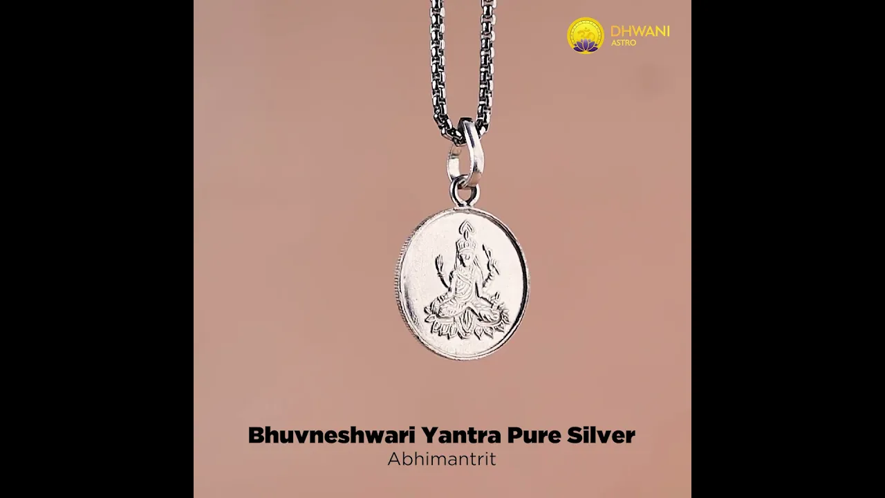 Bhuvneshwari Yantra Pure Silver