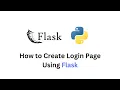 How to Create a Login Page using Python in Flask