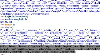 Built-in Modules math random satistics os datetime
