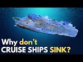 Why Massive Cruise Ships Don t Sink Into The Ocean Buoyancy explained
