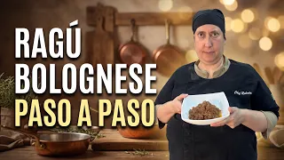 El Ragú alla Bolognese NO Es Salsa de Tomate con Carne | Receta Italiana