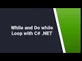 113 While vs do While loop in C NET C NET learn C s
