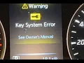 Key System Error in Nissan Altima 100 Solved