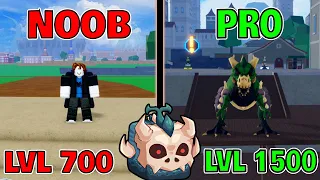 BEST TIPS to LEVEL UP FAST in the Second Sea using T-REX FRUIT in BLOX FRUITS LEVEL 700 to 1500