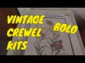 Needlepoint Crewel Kits - BOLO Left Lane Finds