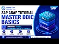 SAP ABAP Tutorial Master DDIC Basics Creating Tables Domains Data Elements Shreeja Learning Hub