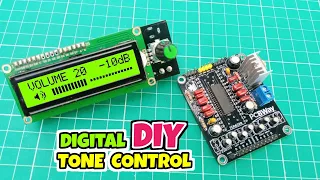 How to Create a Volume Tone Control Digital TEA6320 Arduino LCD Rotary Encoder