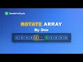 L27 Rotate Array by One GeeksforGeeks