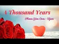 Download Lagu A Thousand Years - Shania Yan Cover Lyrics#shaniayancover #coversong #lyriccover