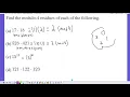 Modular Multiplication and Exponentiation Practice Problems
