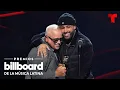 Nicky Jam recibe entre lagrimas y de su papa el Premio Salon de la Fama Premios Billboard 2022