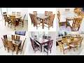 Dining Table design 2024 Beautiful Latest Wooden glass dining table Dining table ka design