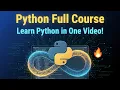 Python Tutorial for Beginners 2025 Python Full course Lists Tuples Dict elif Loops