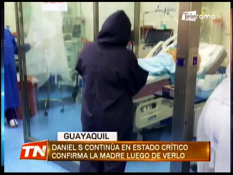Daniel S. continúa en estado crítico confirma la madre luego de verlo