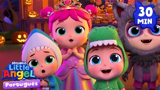 Fantasia de Dinossauro! - Gostosuras ou Travessuras  🎃 | Little Angel Músicas Infantis em Português