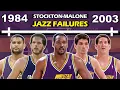 Timeline of How STOCKTON MALONE and UTAH JAZZ FAILED to Win an NBA Title Playoff Failures