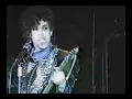 Let's go crazy live by prince.  First time ever performance. Debut. rare. Prince live. August 1983