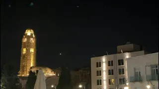 صفارات الإنذار تدوي في القدس خلال الهجوم الإيراني على إسرائيل AFP  صفارات الإنذار تدوي في القدس خلال الهجوم الإيراني على إسرائيل AFP