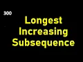 Longest Increasing Subsequence Binary Search Leetcode 300