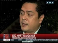 Andanar dares int'l media on war on drugs
