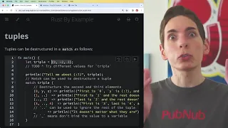 Rust By Example Match Destructuring Tuples and Arrays Slices