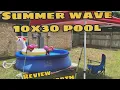 REVIEW SUMMER WAVES 10x30 POOL