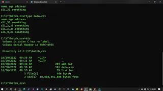 Batch tutorial batch tutorial read records from a CSV file in batch batch scripting