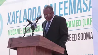 DAAWO Nuxurka Khuadkii Madaxweyne Laftagareen Maanta Ka Jeediyey Caleemo Saarkiisa