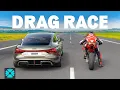 Download Lagu Audi RS e-tron GT Perf v Ducati Panigale V4 S 1/4-mile RACE