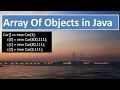 Array Of Objects in JAVA