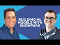 Building ML Models in Snowflake Using Python UDFs and Snowpark DEMO