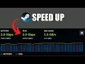How to DRASTICALLY Speed Up Steam Downloads NO CLICKBAIT Steam Download Slow Speed It Up Fast
