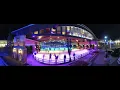 Urschel Pavilion Ice Rink Timelapse Valpo Parks Winter Transformation in Valparaiso Indiana