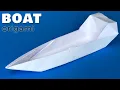 Download Lagu Origami boat. How to make paper boat from A4 without glue. Powerboat