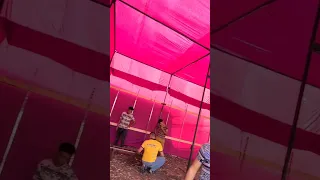 نصب الخيمه في مارجرجس الرزيقات 