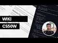 CS50W - Project 1 Wiki