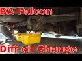 BA Falcon - Diff Oil Change