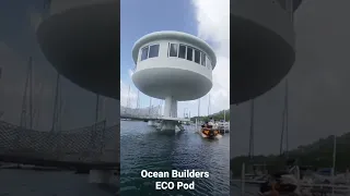 Ocean Builders’ Floating Innovation 🌊 | Linton Bay Marina, Panama | Futuristic Project #shorts