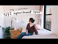 NYC APARTMENT TOUR Inside my 400 ish sq ft 1 bedroom apartment in downtown Manhattan