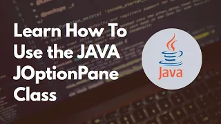 JAVA The JOptionPane Classes