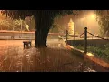 Lagu Fall Asleep Faster with Sweet Rain Sound in Park at Night - Nature Sounds for Sleeping - Relaxing