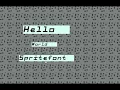 Textbox via Spritefont - asset for Construct 2